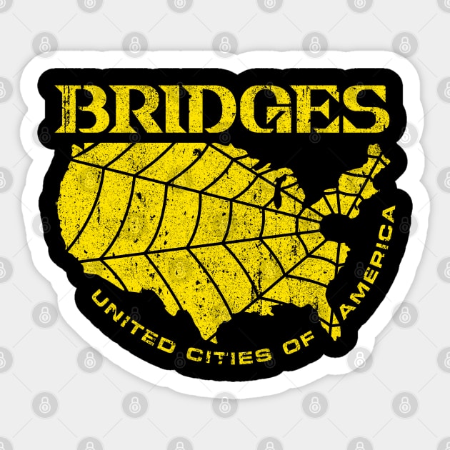 BRIDGES Sticker by huckblade